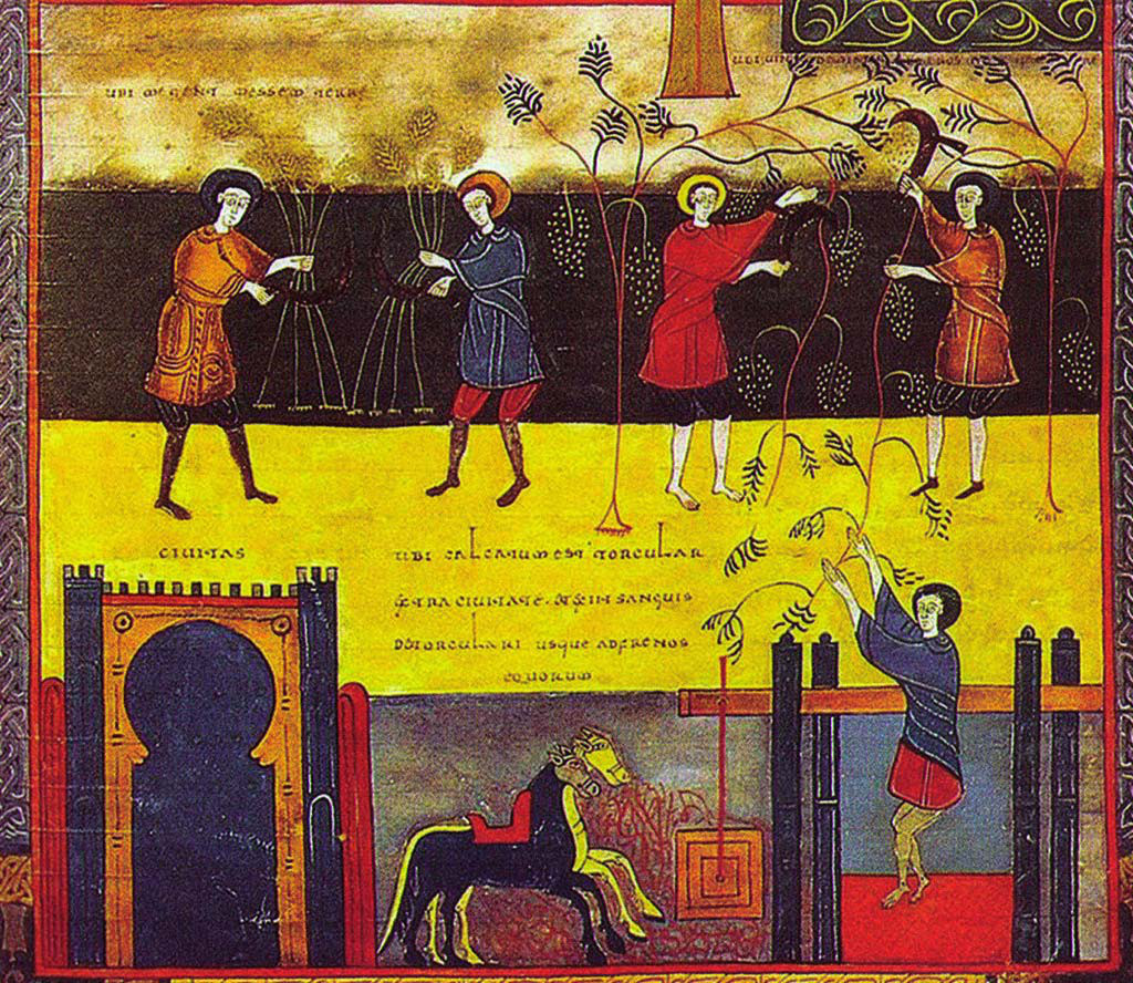 Imagen medieval del pueblo llano